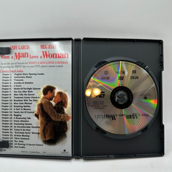 When A Man Loves A Woman DVD 1994 Andy Garcia Meg Ryan Touchstone Pictures Drama - Picture 4 of 7